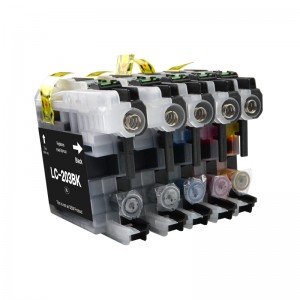 Remnufactured cartridge LC203 high yield ink cartridges compatible for Brother MFCJ5620DW MFCJ5720DW printer