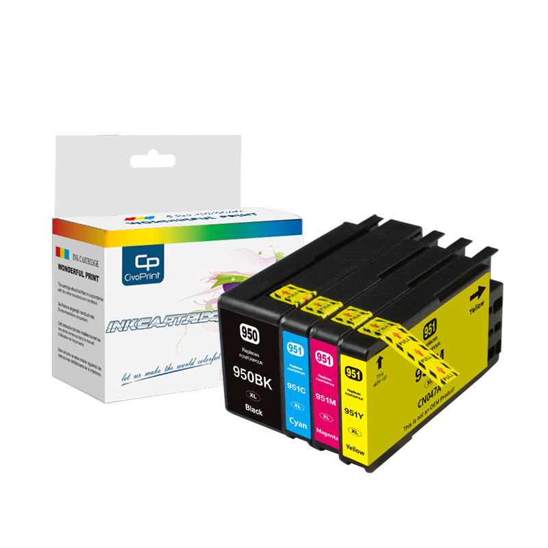 Premium compatible empty refill ink cartridge 950 951 for HP with chip Featured Image
