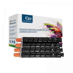 Vente chaude compatible prime pour Canon cartouche de toner IR C2020 volume moyen quotidien NPG52 EXV34 GPR36