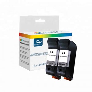 Civoprint High Quality And Large Capacity Black Ink Cartridge 45 51645A Ink Box For Garment Plotter Machine