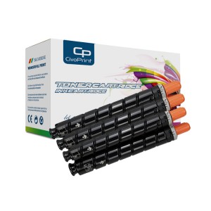 Vente chaude compatible prime pour Canon cartouche de toner IR C2020 volume moyen quotidien NPG52 EXV34 GPR36